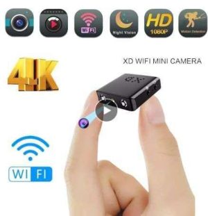 CAMARA IP WIFI 4K FULL HD 1080P MINI VISION NOCTURNA, DETECCION MOVIMIENTO, VIDEO RECORDER