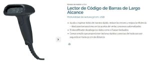 LECTOR CODIGO BARRAS USB 50CM 177672 MANHATTAN