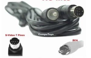 CABLE S-VIDEO 7 PIN A RCA 1.8M