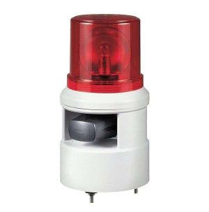 SOGA 12VDC S100D Q LIGHT ROJA CON BOCINA ELÉCTRICA