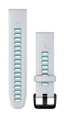 FAJA RELOJ QUICKFIT 20 P/ FENIX 5S/6S/7S BLANCO/JADE #010-13279-07 GARMIN