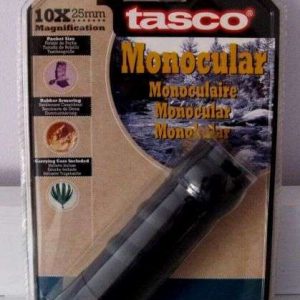 MONOCULAR 10X25 ESSENTIALS 568RBD TASCO NEGRO