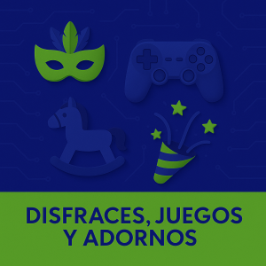 Disfraces, juegos y Adornos