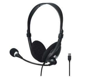 AUDIFONOS C/MICROFONO USB UNNO TECKNO HS7205BK #728662223666