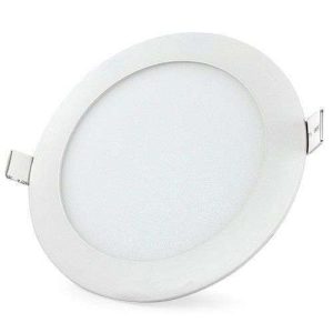 LAMPARA TECHO LED REDONDA 8W BLANCO CALIDO