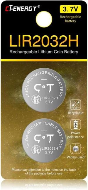 BATERIA LIR2032H 3.7V 2 PACK CT-ENERGY #B08GYGSVKY