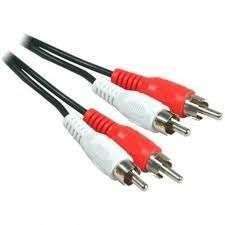 CABLE RCA DOBLE 0.9MTS 2RCA M-2RCA M QUEST