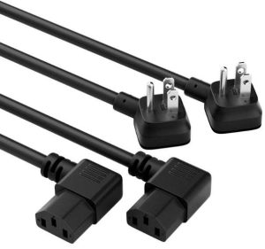 CABLE AC 90CM EN ANGULO 90 18 AWG ELECAN