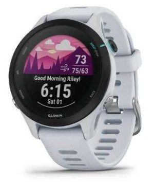 GPS FORERUNNER 255S MUSIC, WHITESTONE # 010-02641-23/33 GARMIN