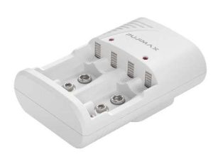 CARGADOR BATERIA 9V-AA-AAA 2 SLOTS  UK-US- EU PUJIMAX