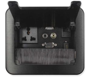 TABLERO DE MESA MULTIPLE HDMI/VGA/USB/AUDIO/VIDEO/RJ45 WIISTA #B074N272L5