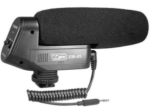 MICROFONO CON ESPUMA P/VIDEO VIDPRO SM-45 PROFESIONAL