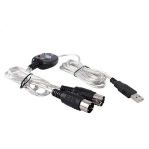 ADAPTADOR USB-M A 2 MIDI LBSC #B0BZVTKZYL