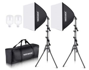 NEEWER KIT DE ILUMINACION FOTOGRAFICO SOFTBOX