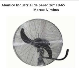 VENTILADOR PARED INDUSTRIAL #FB-45 NIMBUS.