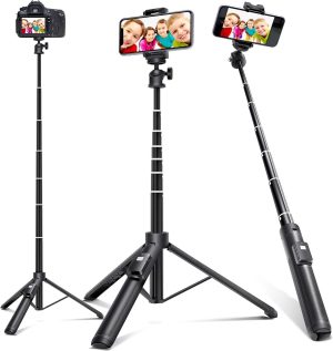 TRÍPODE EXTENDIBLE SELFIE STICK 62" BZE #B07K5QVJV3