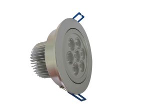 LAMPARA TECHO LED REDONDA 7W BLANCO FRIO