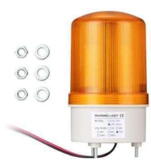 SOGA 110 VAC AMBAR LUZ LED C/SIRENA GKEEMARS LTE-1101J  GIRATORIO ESTROBOSCÓPICO
