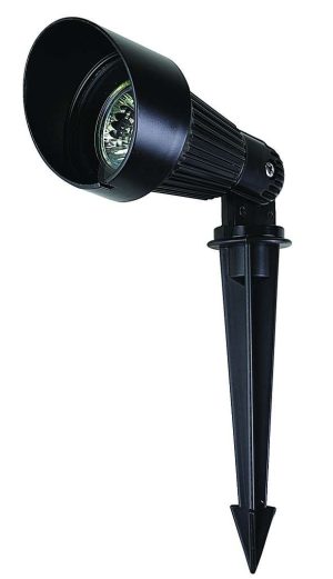 REFLECTOR JARDIN NEGRO CON ESTACA MR16