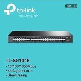 CONCENTRADOR RED 48 PUERTOS SWITCH GIGABIT TL-SG1048 TP-LINK