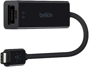 ADAPTADOR USB TYPE-C TO GIGABIT ETHERNET BELKIN F2CU040BTBLK