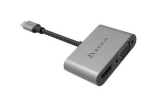 ADAPTADOR USB C A VGA/HDMI ADAM ELEMENT T00855