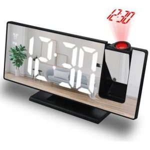 RELOJ CON PROYECCION DE HORA/ESPEJO/3D