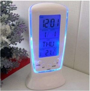 RELOJ MESA LED  LUMINOVA  TIEMPO/LUZ/CALENDARIO