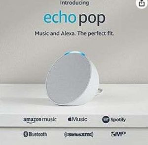 ECHO POP AMAZON GLACIER WHITE 1 GENERACION B09ZXLRRHY