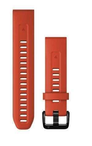 FAJA RELOJ QUICKFIT 20 P/ FENIX 5S/6S/7S ROJA # 010-13102-02 GARMIN