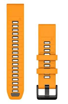 FAJA RELOJ QUICKFIT 22 P/ FENIX 5/6/7/8/FR935-945-955-965 NARANJA #010-13392-01 GARMIN