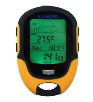 ALTIMETRO/ BAROMETRO DIGITAL IPX4 RECEPTOR GPS RECARGABLE WONVON