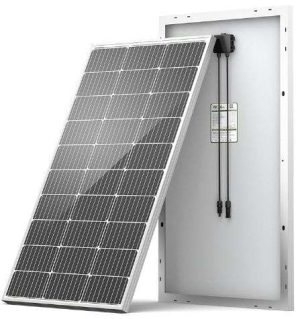 PANEL SOLAR MONOCRISTALINO 12V 100W CON CONECTORES SOLARES HSP100D-30A