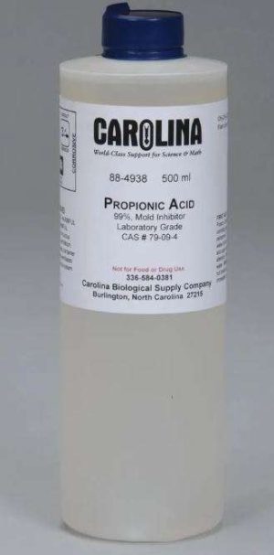 ÁCIDO PROPIÓNICO, GRADO DE LABORATORIO, 500 ML #884938 CAROLINA BIOLOGICAL