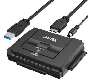 CONVERTIDOR DE DISCO DURO EXTERNO KIT UNITEK USB 3.0 IDE SATA 2.5/3.5HDD/SSD