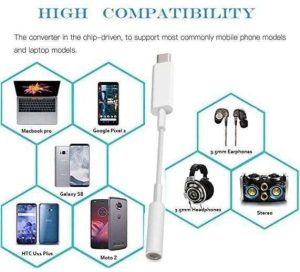 CABLE ADAPTADOR TIPO C A 3.5MM