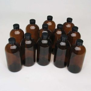 WHEATON REDI-PAK AMBER BOSTON ROUNDS W/