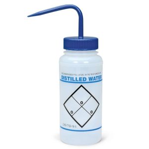 WASH BOTTLE WIDE MOUTHED, FOR DISTILLED