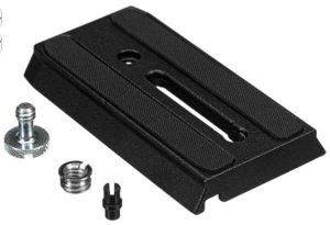 PLACA DESLIZANTE CON TORNILLOS DE FIJACION PARA CAMARA MANFROTTO 501PL