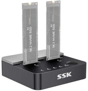 ESTACION DE ACOPLAMIENTO NVME DE M.2 LECTOR SSD PCIE SSK DK201