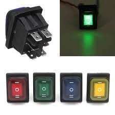 INTERRUPTOR ON/OFF 12V CARRO VERDE ES-S1140G