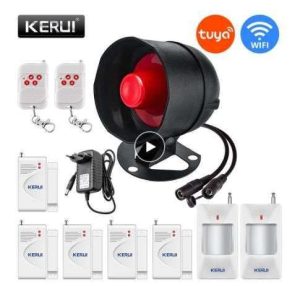 SISTEMA DE ALARMA INAL. WI-FI KERUI H01 2CONTACTO 1INFRA