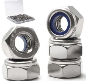 TUERCAS DE BLOQUEO CON INSERTO DE NAILON VIFMY 240 PACK M4-0.7MM