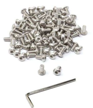 TORNILLOS CABEZA HEXAGONAL IEXCELL 100 PIEZAS M3 X 6M
