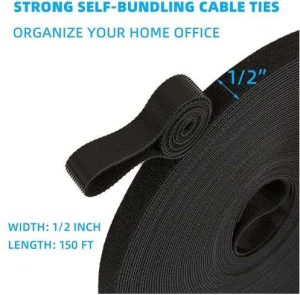 AMARRA VELCRO 1/2" REUSABLE NEGRA 45 M NBTORCH CT-150