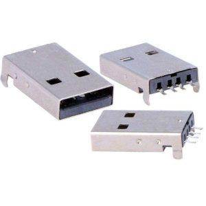 CONECTOR USB MACHO TIPO A PARA MONTAJE EN PCB