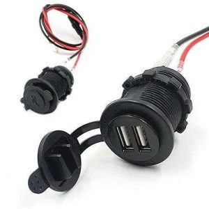 ADAPTADOR MARINO USB DOBLE CONTRA AGUA B016EIYSJ0