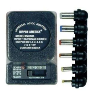ADAPTADOR UNIV. 500MA DVC-505 NIPPON AMERICA
