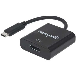 CONVERTIDOR USB C A DISPLAYPORT M-H MANHATTAN #152020