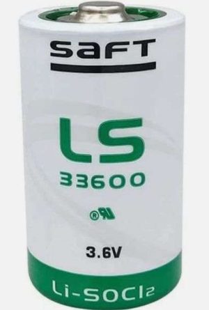 BATERIA D SAFT LS33600 3.6V 17000 MAH LITIO